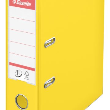 Biblioraft Plastifiat Int-Ext 7.5cm Galben Vivida Nr1 Esselte