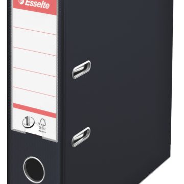 Biblioraft Plastifiat Int-Ext 7.5cm Negru Vivida Nr1 Esselte