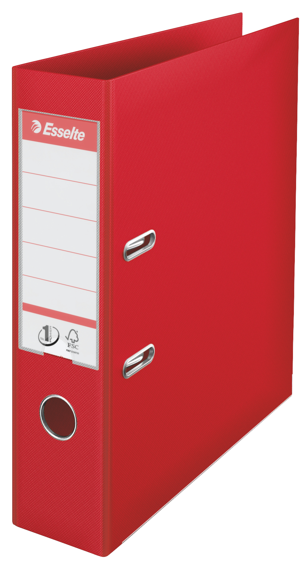 Biblioraft Plastifiat Int-Ext 7.5cm Rosu Nr1 Power Esselte
