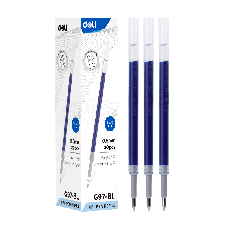 Rezerva Pix Cu Gel 0.5mm Albastra Deli