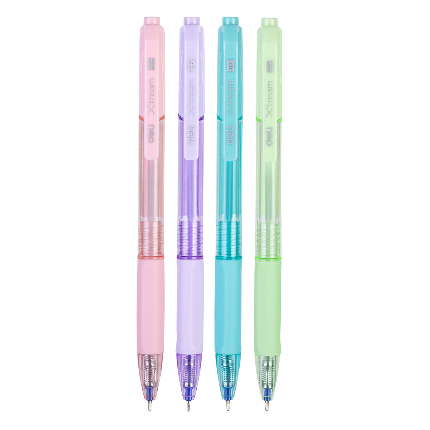 Pix Cu Gel Cu Mecanism 0.7mm Corp Pastel Xtream Albastru Deli
