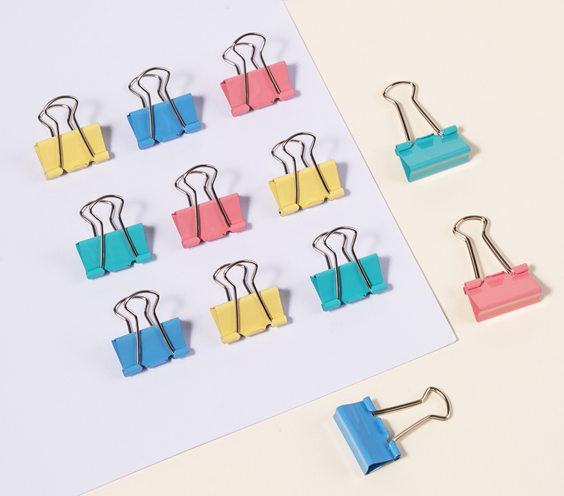 Clips Hartie 25mm Color 12 Buc/Cut Deli