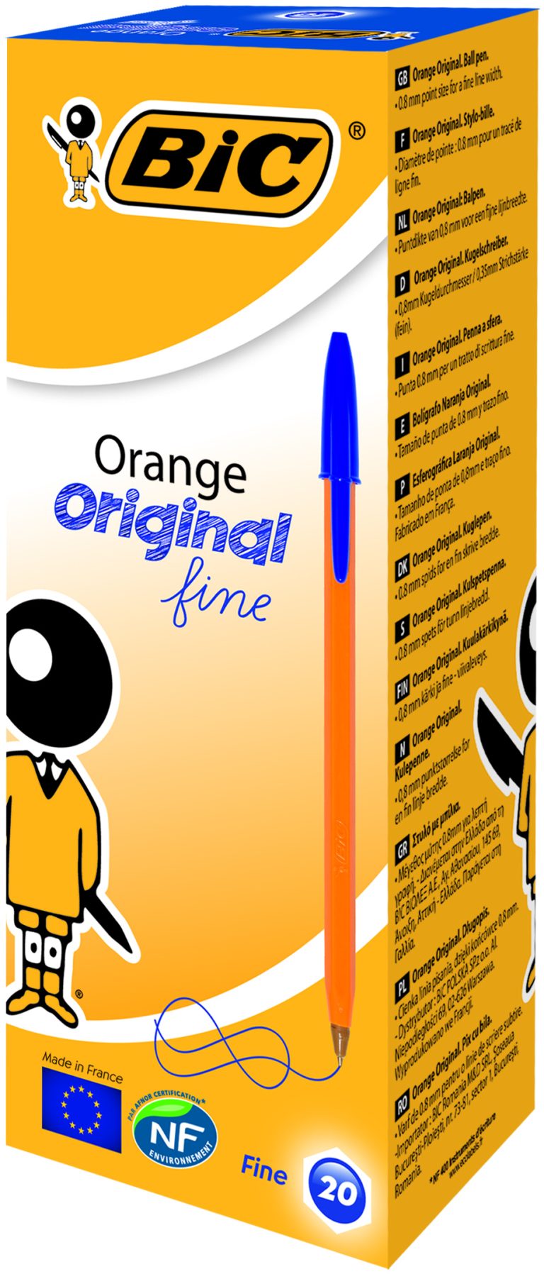 Pix Unica Folosinta Albastru 20/Cut Orange Bic