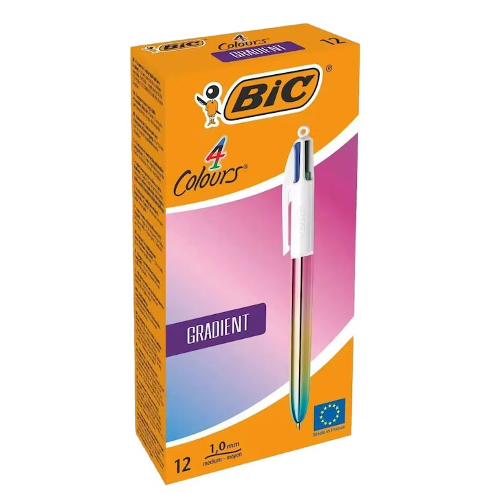 Pix Cu Mecanism 4 Culori Gradient Bic