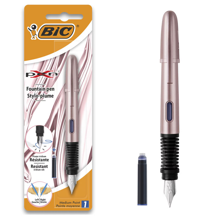 Stilou Xpen Chrome Pink Blister Bic