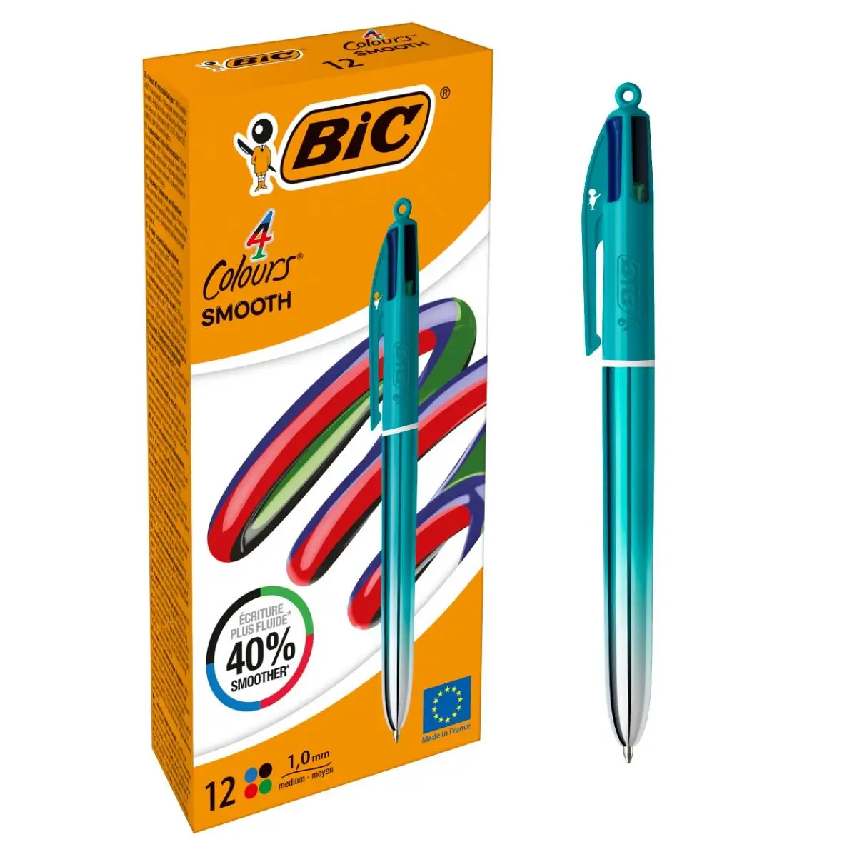 Pix Cu Mecanism 4 Culori Smooth Grad Bic