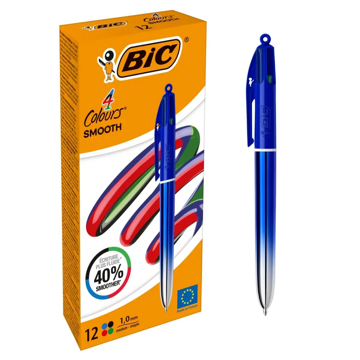 Pix Cu Mecanism 4 Culori Smooth Grad Bic