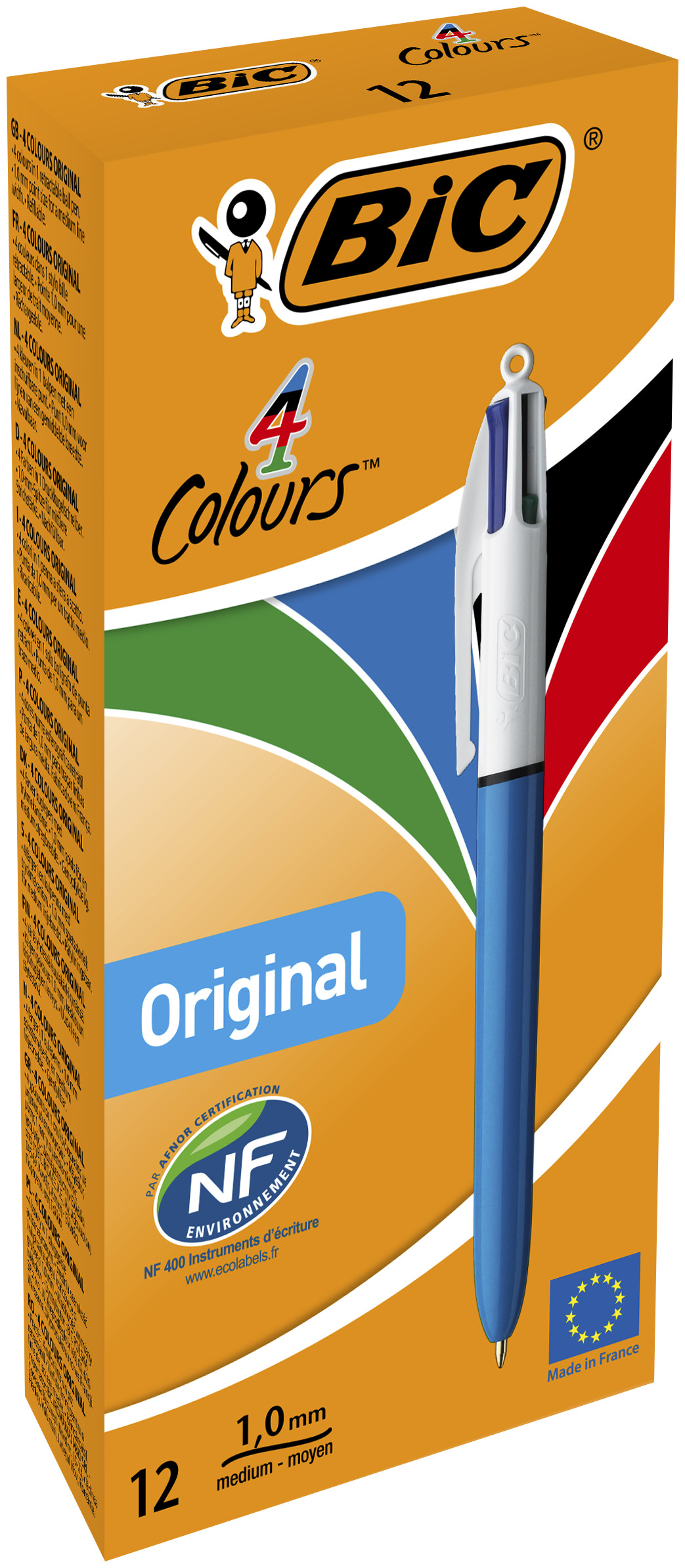 Pix Cu Mecanism 4 Culori Mediu Bic