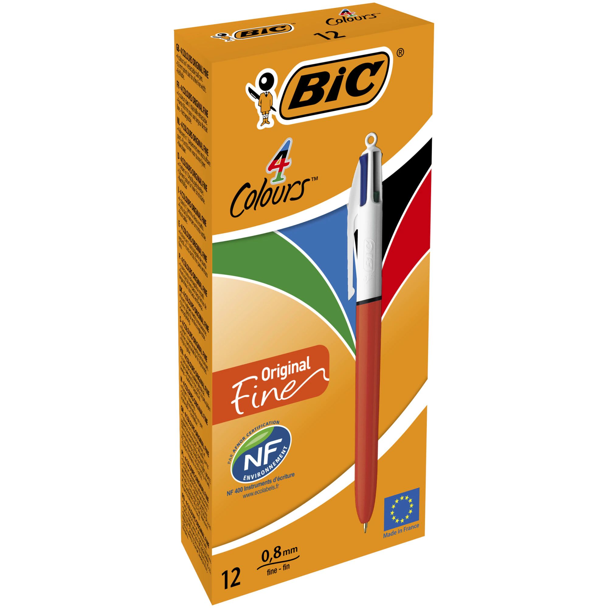 Pix Cu Mecanism 4 Culori Fine Bic