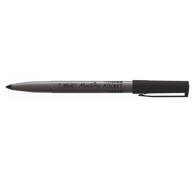 Marker Permanent Negru 1.0mm 1445 Bic