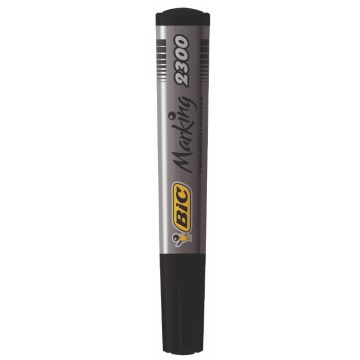Marker Permanent Negru Varf Tesit 2300 Bic