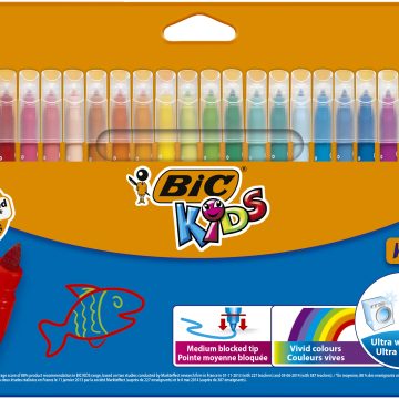 Carioca 24 Culori Ultralavabile Kid Couleur Bic