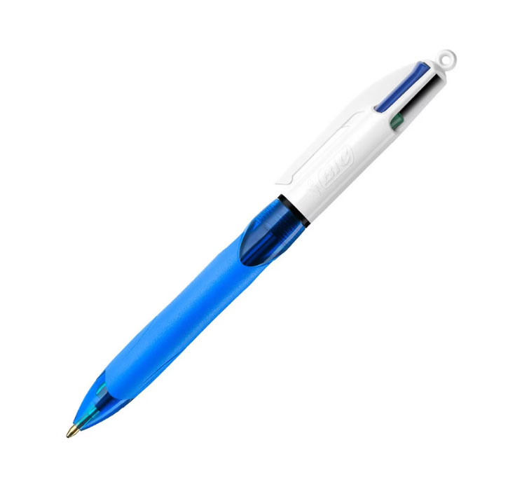Pix Cu Mecanism 4 Culori Grip Mediu Bic
