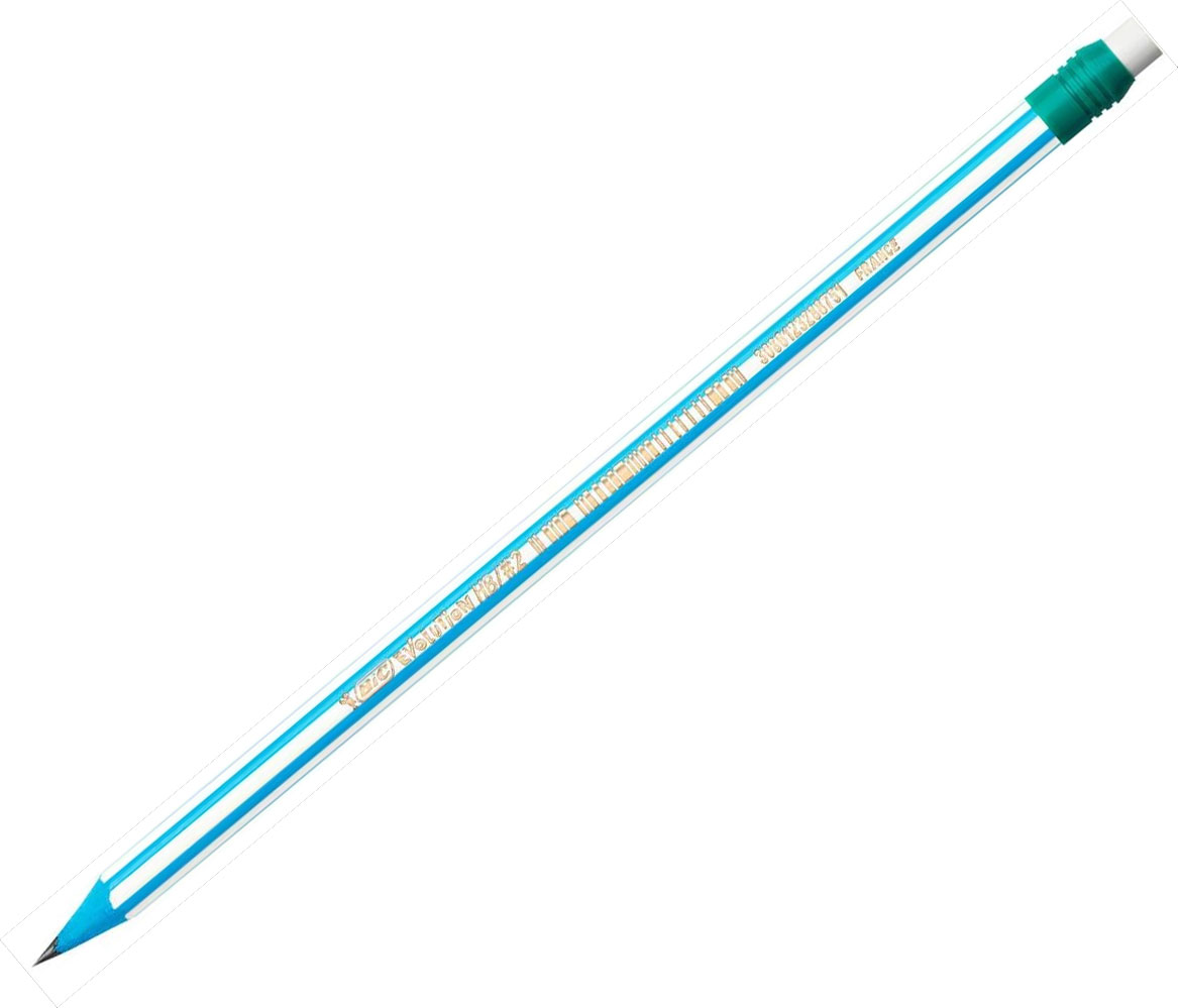 Creion Grafit Hb Cu Guma Evolution Stripes 646 12/Cut Bic
