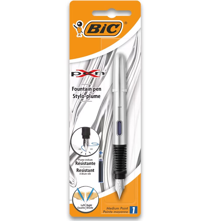 Stilou Xpen Chrome Silver Blister Bic