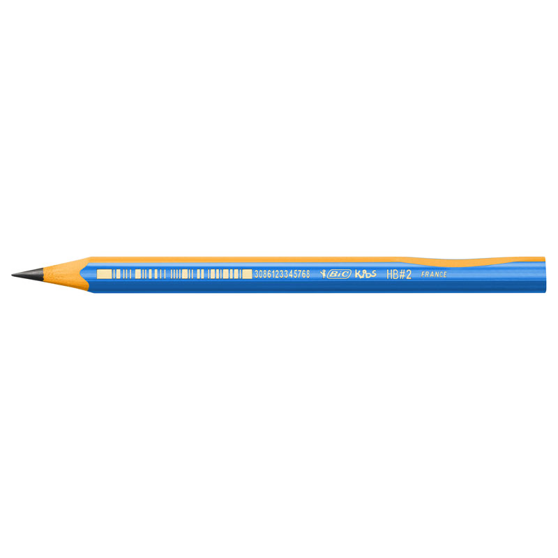 Creion Grafit Hb Fara Guma Evolution Kids 12/Cut Bic