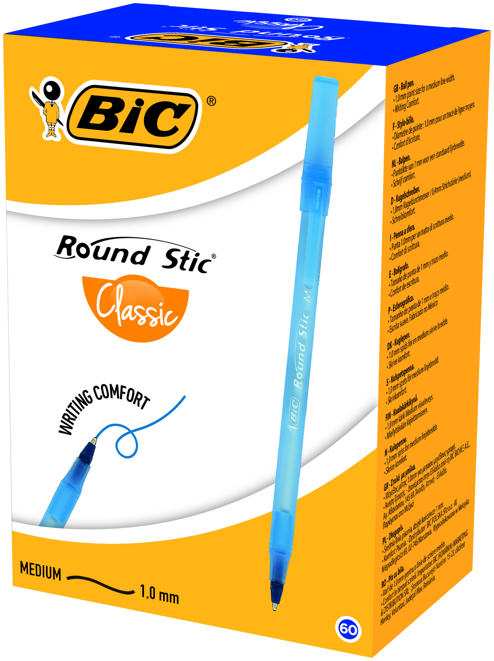 Pix Unica Folosinta Albastru Round Stic Bic