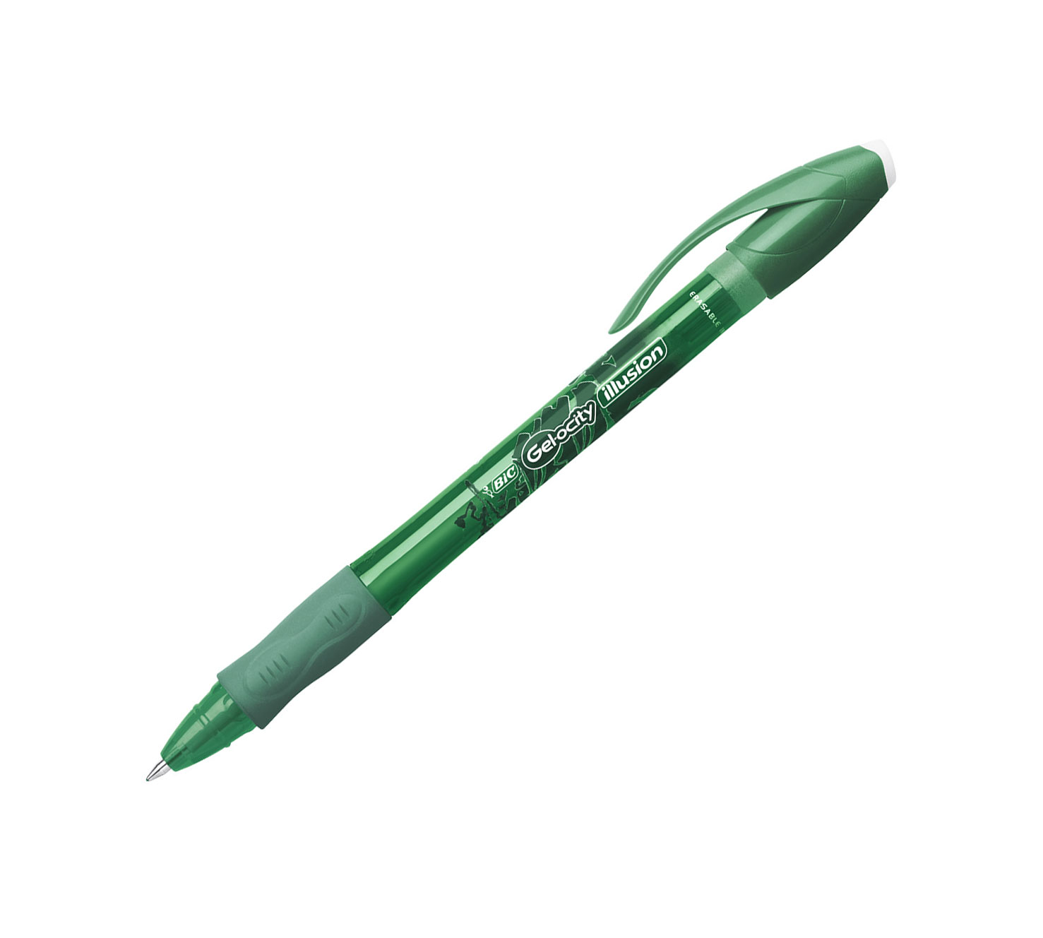 Roller 0.7mm Verde Gel-Ocity Illusion Bic