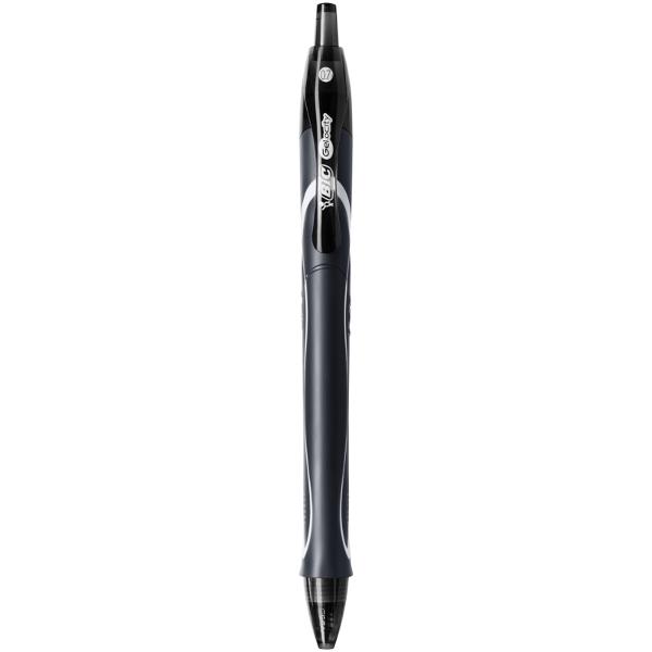 Roller 0.7mm Semi-Gel Cu Mecanism Negru Quick-Dry Bic