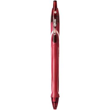 Roller 0.7mm Semi-Gel Cu Mecanism Rosu Quick-Dry Bic