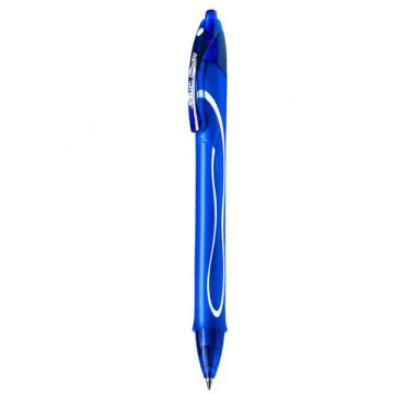 Roller 0.7mm Semi-Gel Cu Mecanism Albastru Quick-Dry Bic