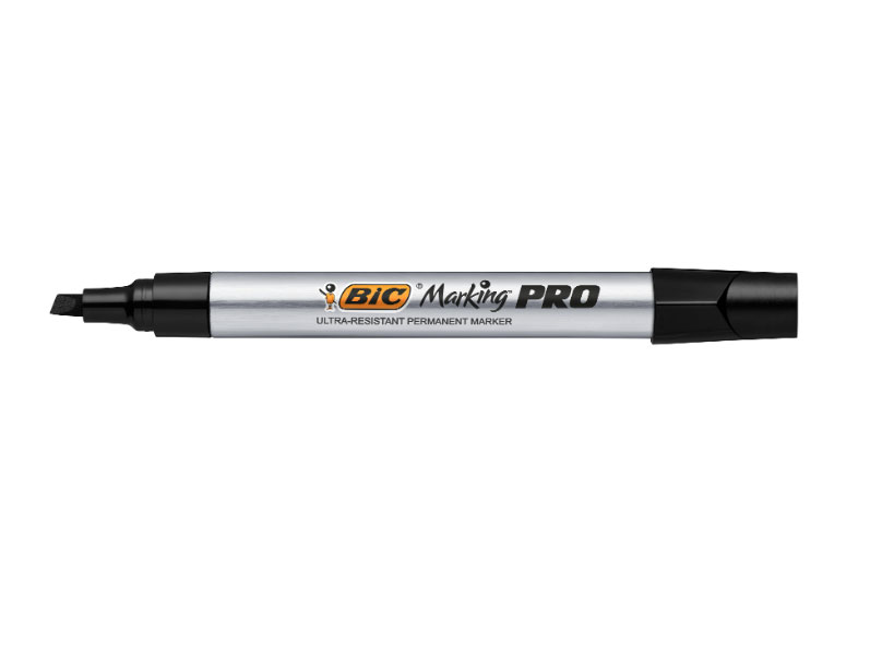 Marker Permanent Negru Varf Rotund Pro Industrial Bic