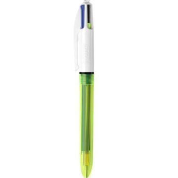Pix Cu Mecanism 4 Culori Fluo Bic