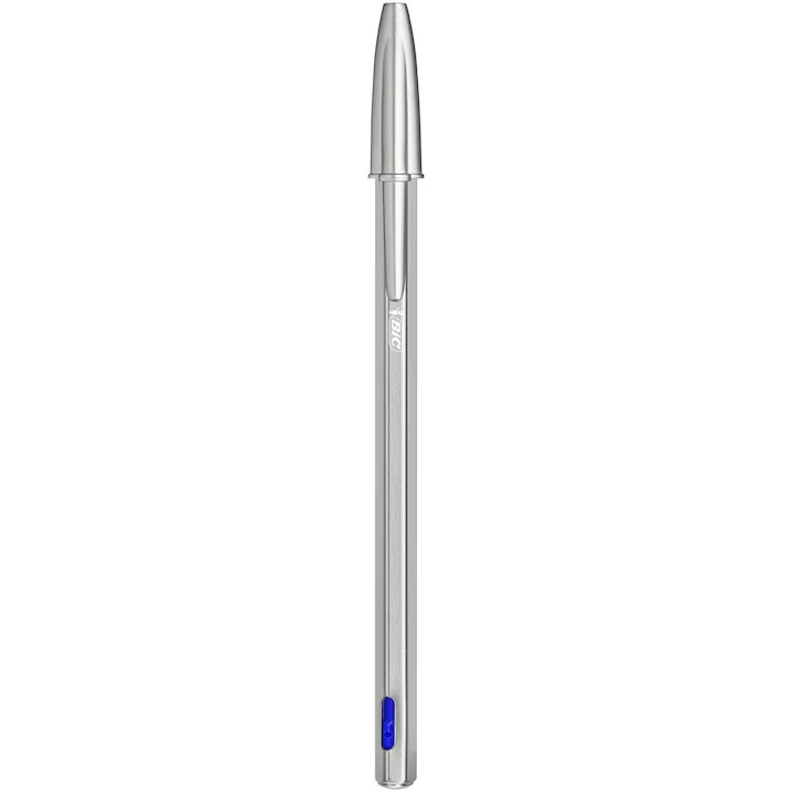 Pix Metalic Cu Mecanism Albastru + 2 Rezerve Bic