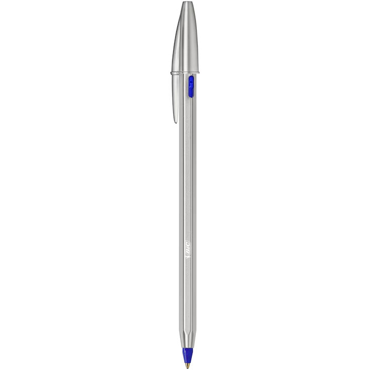 Pix Metalic Cu Mecanism Albastru + 2 Rezerve Bic