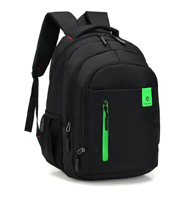 Ghiozdan Laptop Black It Negru-Verde 44 X 30 X 19cm Pigna