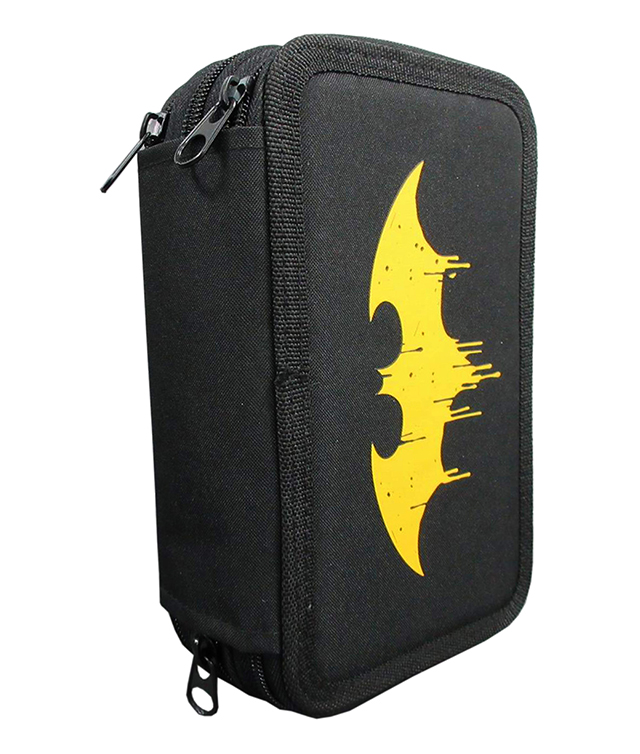 Penar Neechipat 3 Fermoare Batman Negru Pigna