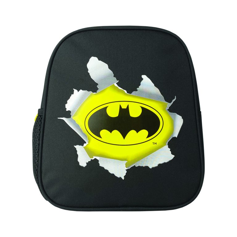 Ghiozdan Gradinita Mini Batman Negru-Alb Pigna