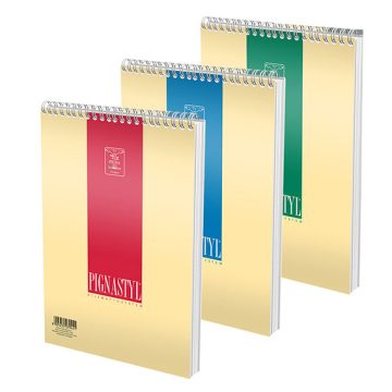 Bloc Notes Spira A5 60 File Velin Style Pigna