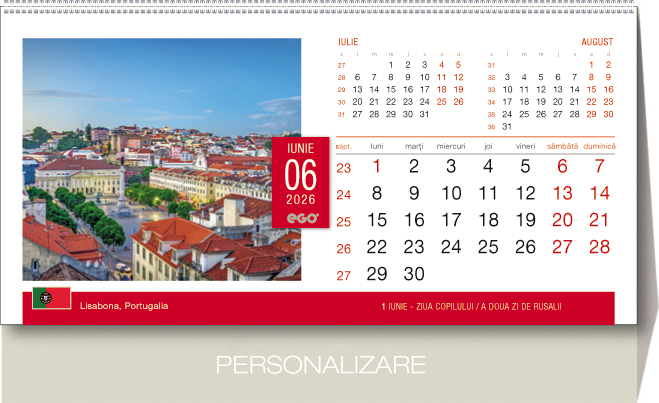 Calendar Birou Orase Europene 13 File Ego