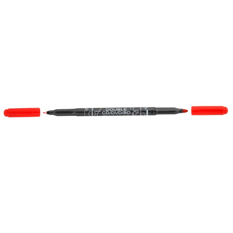 Marker Cd 2 Capete Rosu 0.6/2.5mm 3616 Centropen