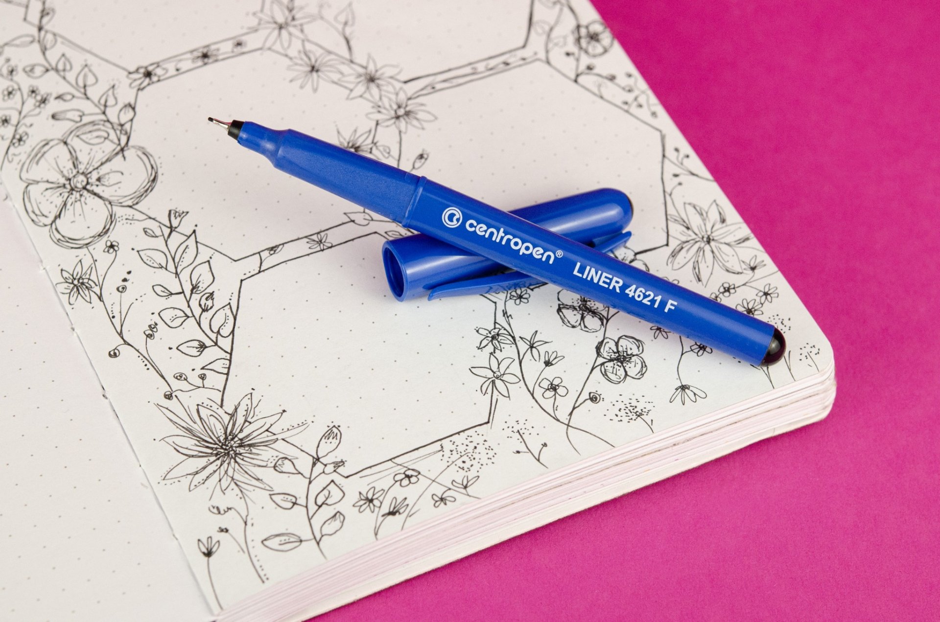 Liner 0.3mm Albastru 4621F Centropen
