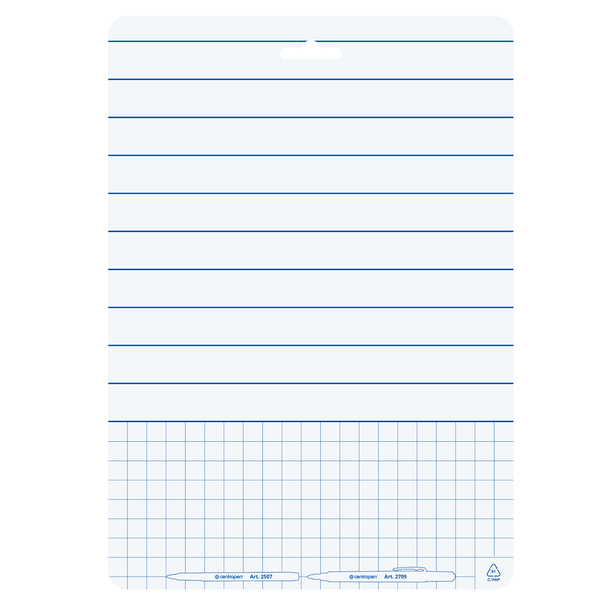 Tabla Scolara 2 Fete + 2 Markere Whiteboard 21 X 29.7cm Centropen