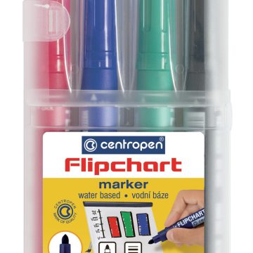 Marker Flipchart 4/Set 2.5mm 8550 Centropen