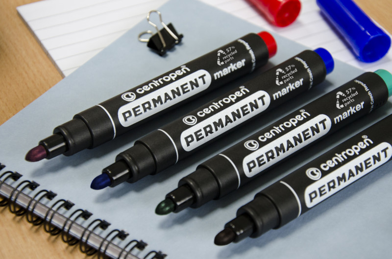 Marker Permanent Verde Varf Rotund 2.5mm 8566 Centropen