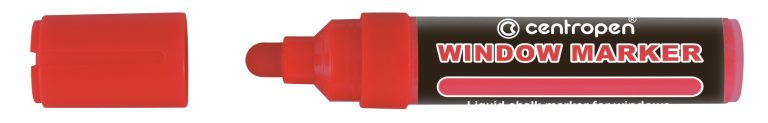 Marker Creta Lichida Rosu 2-15mm Varf Rotund 9121 Centropen