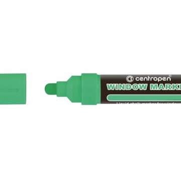 Marker Creta Lichida Verde Neon 2-15mm Varf Rotund 9121 Centropen