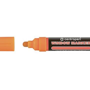 Marker Creta Lichida Portocaliu Neon 2-15mm Varf Rotund 9121 Centropen