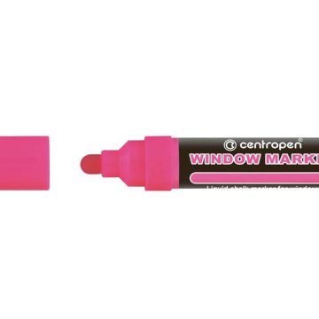 Marker Creta Lichida Roz Neon 2-15mm Varf Rotund 9121 Centropen