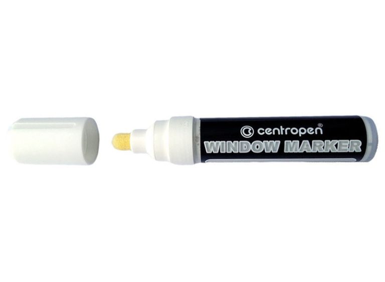 Marker Creta Lichida Alba 2-15mm Varf Rotund 9121 Centropen