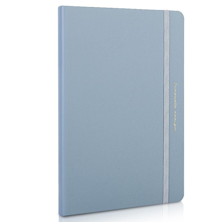 Caiet Birou 210*143mm 96 File Dictando Coperta Imitatie Piele Bleu Deli