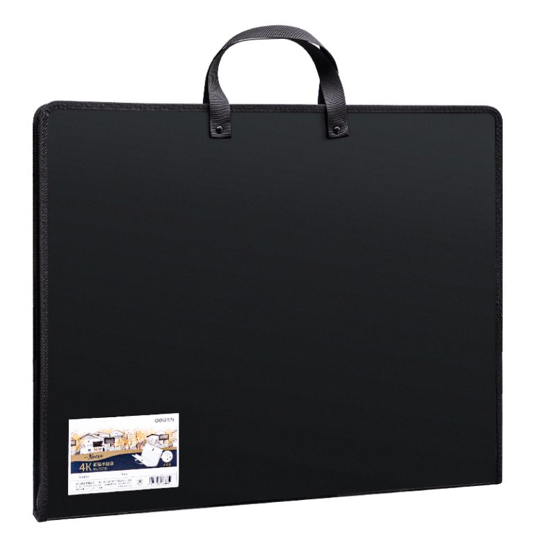 Servieta Pp Pentru Portofoliu Pictura 440X350X35mm Neagra Deli