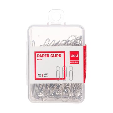 Agrafe Metal 29mm 100 Buc Cutie Plastic Deli