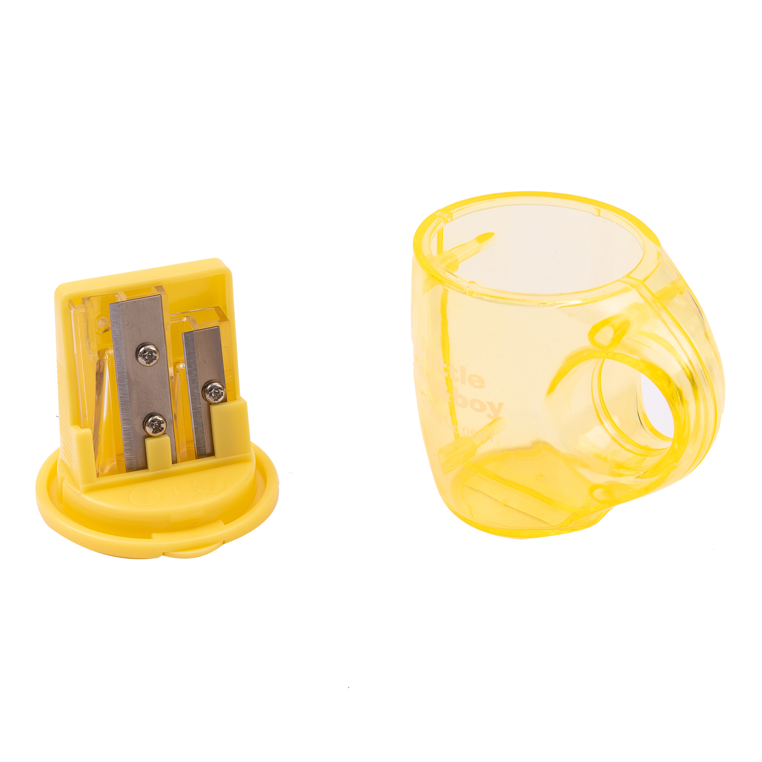 Ascutitoare Plastic Dubla Cu Container Cescuta Deli