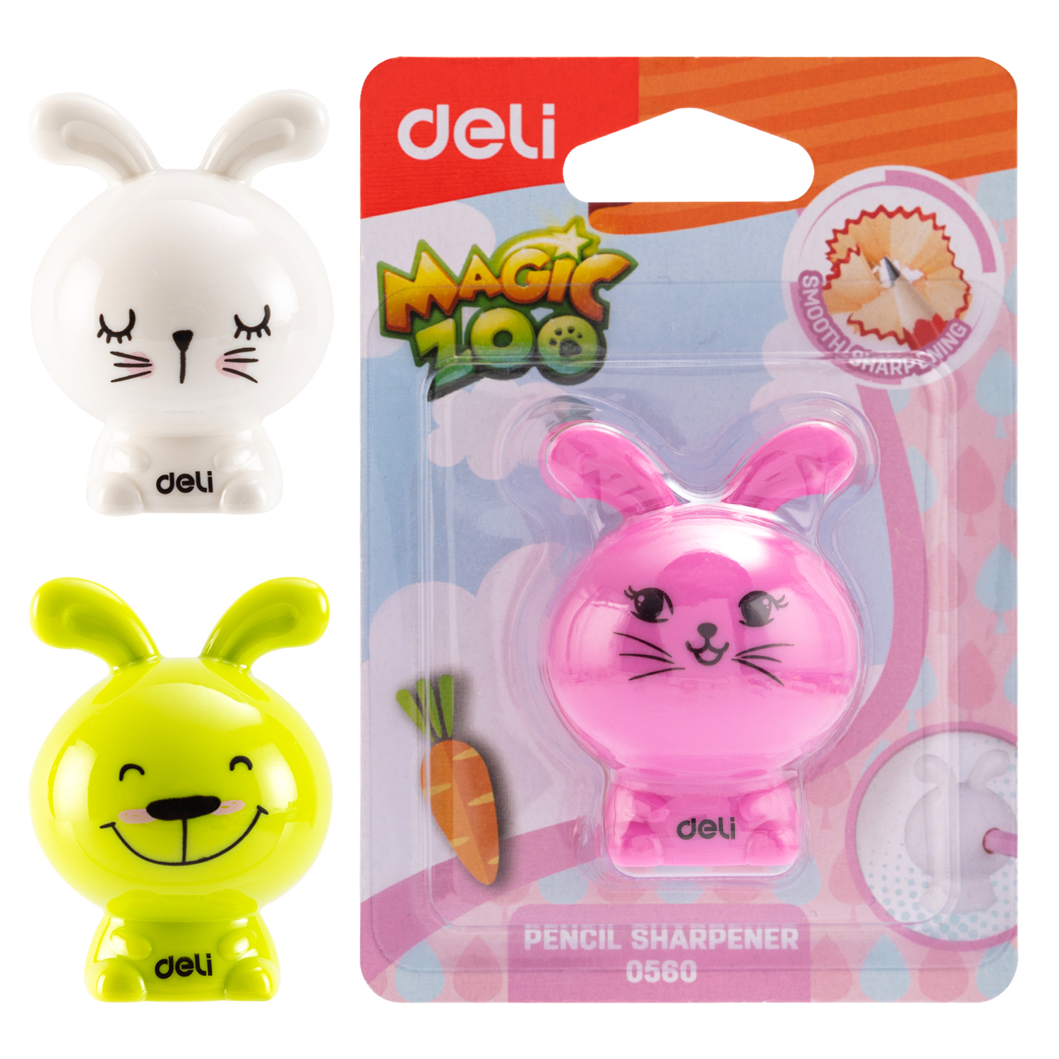 Ascutitoare Plastic Cu Container Zoo Deli