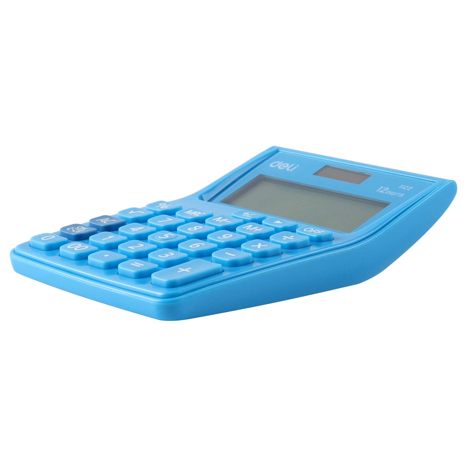 Calculator Buzunar 12Dig Alb-Albastru 1122 Deli